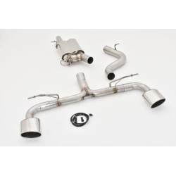 Sistema di scarico duplex da 76 mm con comando valvole originale per Audi S3 8V Sportback Quattro