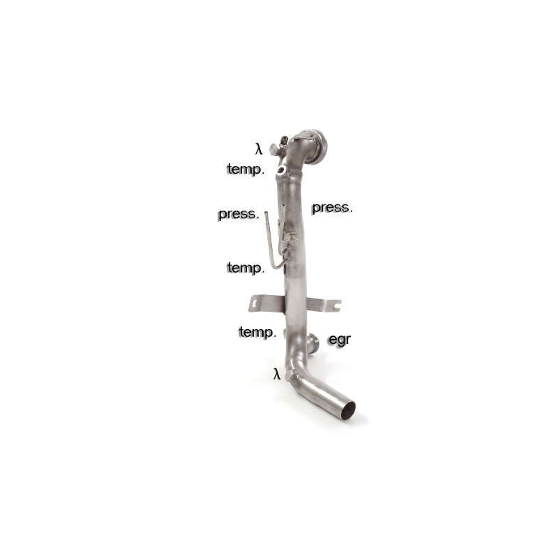 DOWNPIPE SENZA CATALIZZATORE PER FIAT PUNTO 3 MOTORE 330A1000 1.3 MJTD