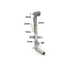 DOWNPIPE SENZA CATALIZZATORE PER FIAT PUNTO 3 MOTORE 330A1000 1.3 MJTD