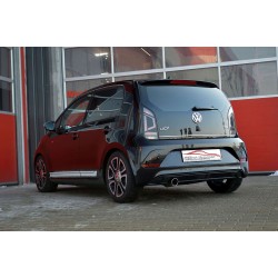 scarico completo acciaio volkswagen UP fino a 08/2018 3 pezzi uscita da