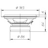 CIARE Woofer CW170 60w 165mm