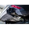 alfa romeo junior scarico sportivo Posteriore con uscita 2 x diam. 80 RACING BLACK CERAMIC