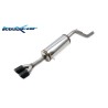 alfa romeo junior scarico sportivo Posteriore con uscita 2 x diam. 80 RACING BLACK CERAMIC