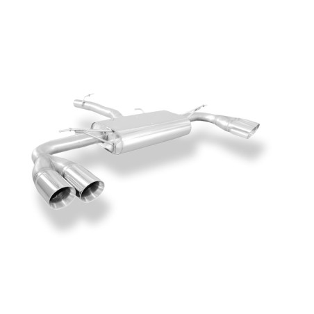 Silenziatore posteriore marmitta sportiva BMW X4 F26, uscita dx sx - 2x90 tipo 25 18d 20d 30d