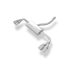 Silenziatore posteriore marmitta sportiva BMW X4 F26, uscita dx sx - 2x90 tipo 25 18d 20d 30d