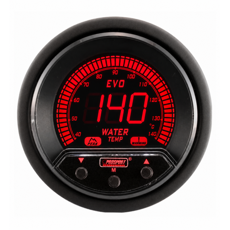MANOMETRO PROSPORT TEMPERATURA ACQUA 216EVOWT PK DIAM 52MM
