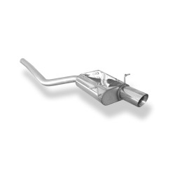 marmitta sportiva posteriore Mini Cooper R56 uscita 1x100 type 25