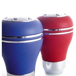 Pomello ISOTTA Lesmo Pelle Inox