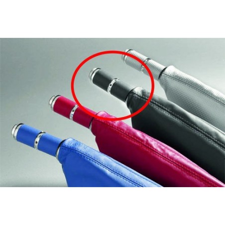 05051  Cuffia in pelle leva freno a mano - Nero