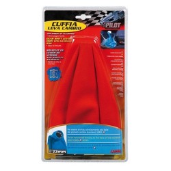 Cuffia leva cambio con ghiera - Rosso