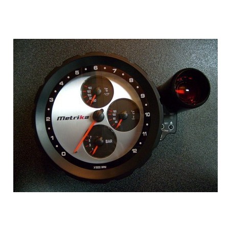 Manometro Turbo Jom - 52 mm Nero Smoke