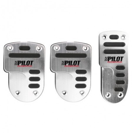 Pedaliera Race 1 -  set 3 pedali Pilot sport alluminio