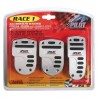 Pedaliera Race 1 -  set 3 pedali Pilot sport alluminio