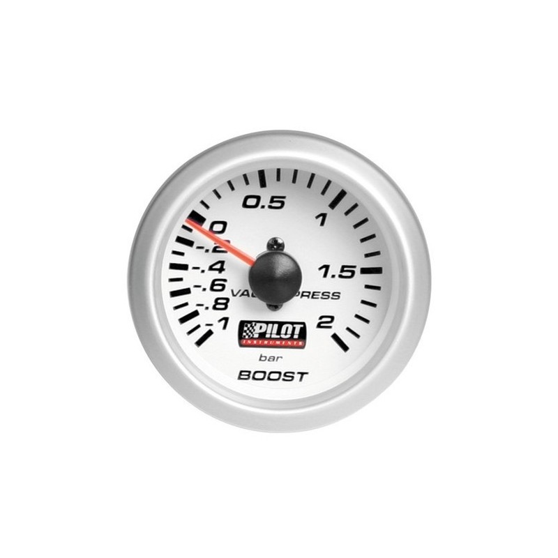 Manometro Pressione Turbo - Ø 2” (52 mm) - Blue-Light