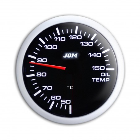Manometro Pressione Olio Jom - 52 mm Nero 