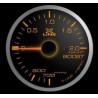 Manometro Pressione Turbo STRI - 52 mm Nero 