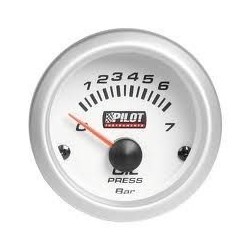 Manometro Pressione Turbo - Ø 2” (52 mm) - Blue-Light