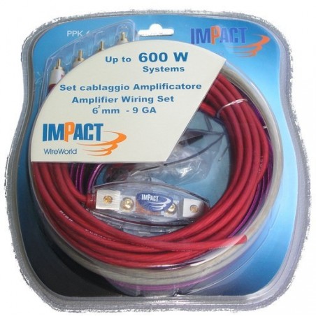 PPK60 kit cavi amplificatore Impact 600 watt