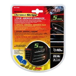 Striscia cromata adesiva 5mm - 10 m