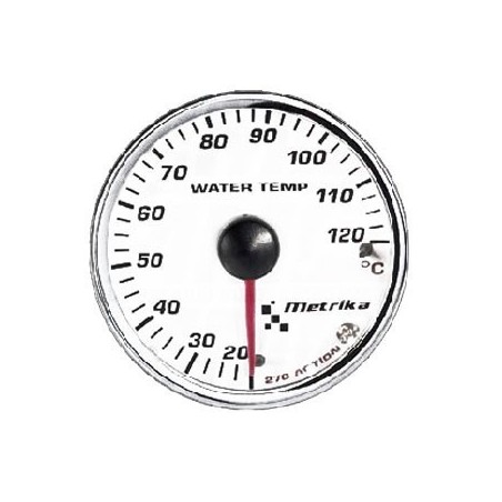 Manometro Temperatura Acqua Metrika - 52 mm Nero 
