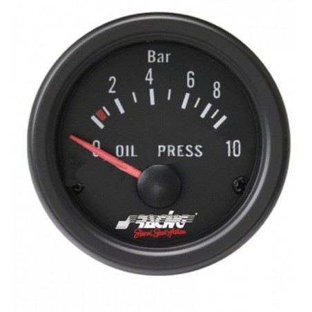 Manometro pressione olio Black line - OP/B