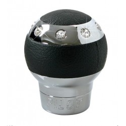Pomello universale GTX con Swarovsky nero-inox