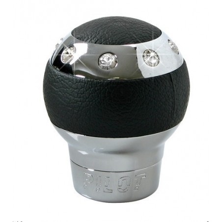 Pomello universale GTX con Swarovsky nero-inox