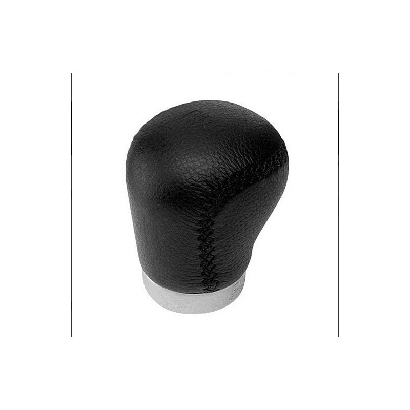 Pomello universale pelle nero