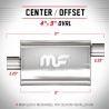 Marmitta Magnaflow universale 11335 uscita sfalsata offset