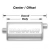 Marmitta Magnaflow universale 11335 uscita sfalsata offset