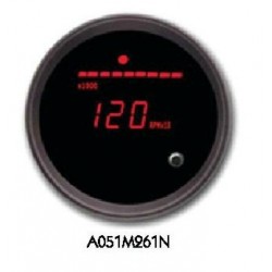 Manometro contagiri Digitale 4 cilindri Nero Rosso