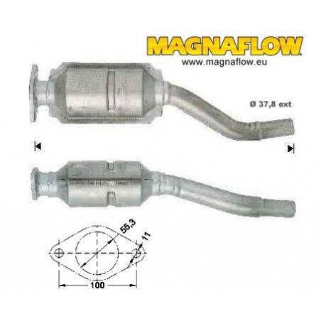 Catalizzatore Fiat 600 1100 54cv
