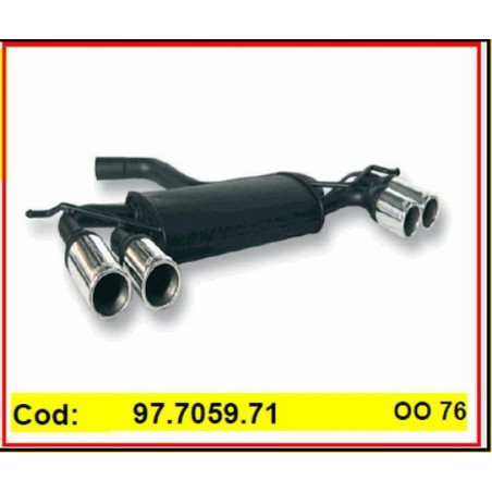 Scarico Sportivo Audi A3 8P 1.6 2.0 FSi - 1.9 TDi - 2.0 TDi