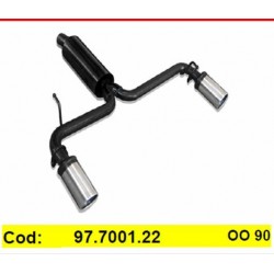 Scarico Sportivo Alfa Giulietta 1.4 TB Jtdm Doppio Tondo 90