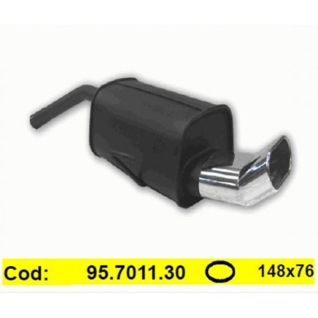 Scarico Sportivo Alfa romeo 156 DTM 148 * 76mm