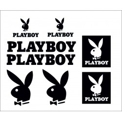 Adesivi Prespaziati Playboy kit da 8pz