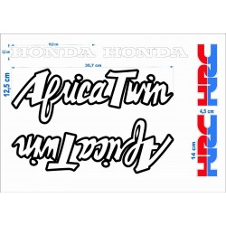 kit adesivi moto Africa twin hrc honda stickers