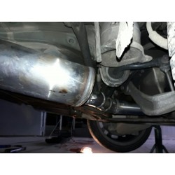 Doppio scarico Artigianale per bmw 530gt doppio tondo 76mm