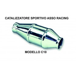 Catalizzatore sportivo asso racing Cromo 200 celle metallico