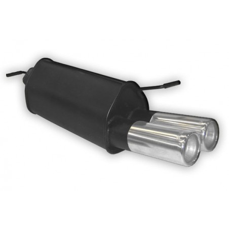 marmitta sportiva per toyota yaris 1.0 1.3 dal 1999 in poi doopia canna