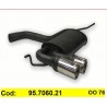 marmitta sportiva A3 II Sportback 1.6i - 1.6 FSi - 2.0 FSi - 1.9 TDi - 2.0 TDi