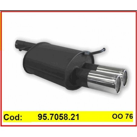 marmitta sportiva AUDI A4 II avant dal 2000 al 2004