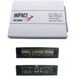 amplificatore impact lx60.4 4 canali 600 watt