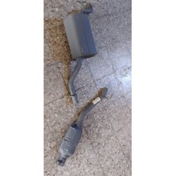 Marmitta silenziatore centrale finale per Mercedes e200 kompressor w210
