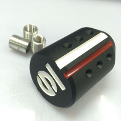 Pomello sparco settanta R nero corto