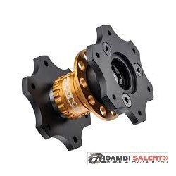 Quick release sparco per volante sgancio rapido cnc 6 fori