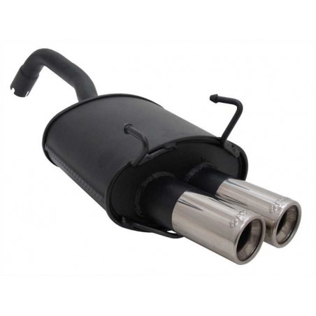 marmitta scarico sportivo per fiat panda new 03 - 12