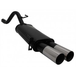 Marmitta scarico sportivo per fiat grande punto 199 2*76mm