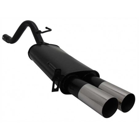 Marmitta scarico sportivo per fiat grande punto 199 2*76mm