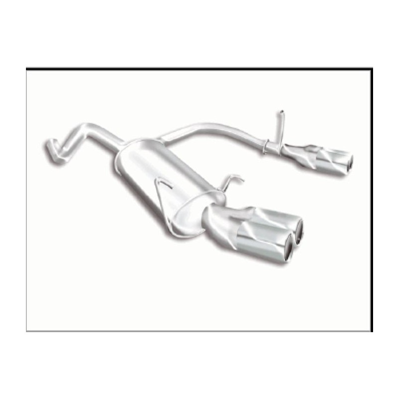 Marmitta scarico sportivo per Fiat Grande Punto 1.3 1.4